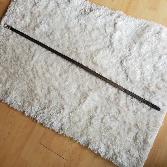 Michael Kors Women's Belt Metalic Gray 43" Length - Picture 6 of 7